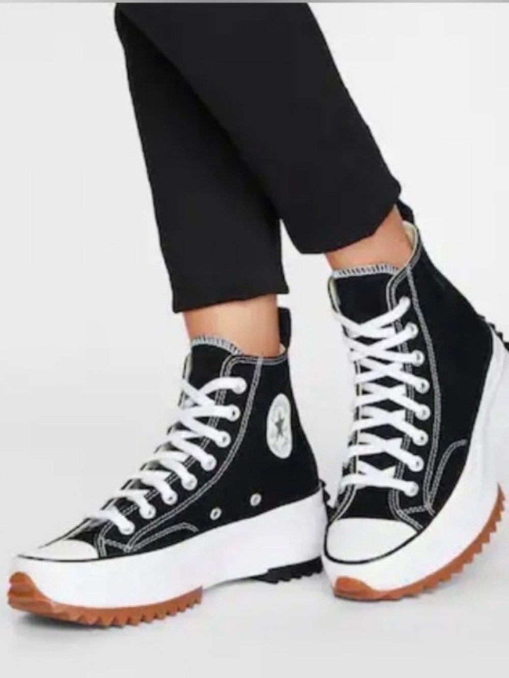 Converse Women's Black High-Top Platform Sneakers